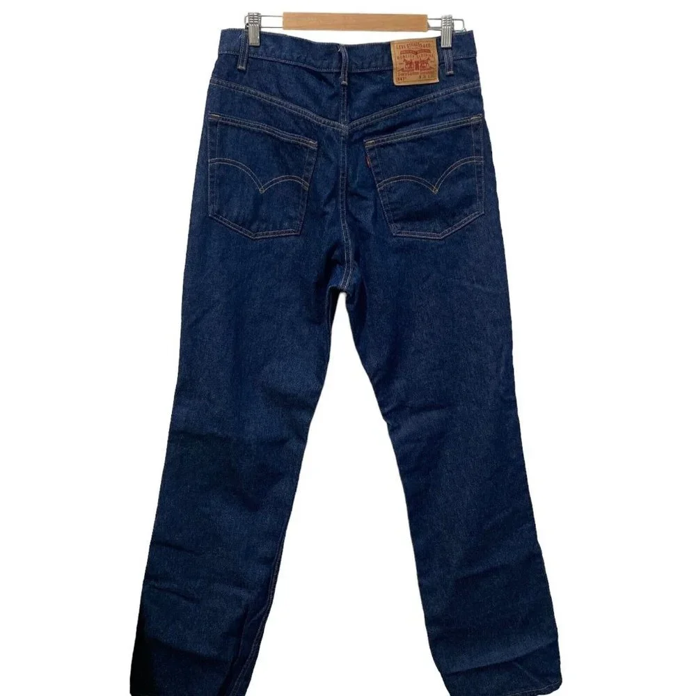 Levi's 517 Blue Jeans Dark Wash Size 38 x 36 Blue Made in USA Boot Cut Vintage